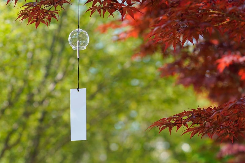 Glass Bottle Wind Chimes